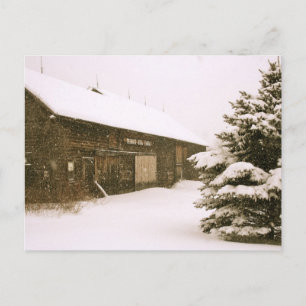 Snowy Vermont Postkarte
