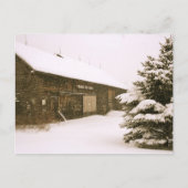 Snowy Vermont Postkarte (Vorderseite)