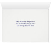 Snowy Village aus Wyoming Christmas Card (Innenansicht Horizontal (Unten))