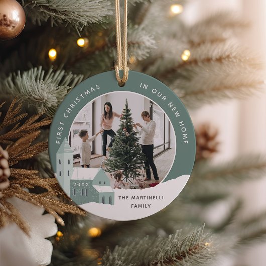 Snowy Village | Erste Weihnachten in unserer neuen Keramik Ornament