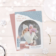 Snowy Village | Foto-Urlaubskarte