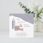 Snowy Village | Neue Zuhause für den Urlaub Ankündigung (Stehend Vorderseite)