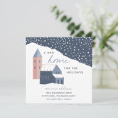 Snowy Village | Neue Zuhause für den Urlaub Ankündigung (Stehend Vorderseite)