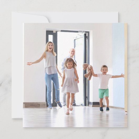 Snowy Village | Neue Zuhause für den Urlaub Ankündigung (Rückseite)