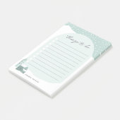 Snowy Village Personalisiert zu machen Post-it Klebezettel (angewinkelt)