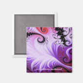 Snowy Vines Magnet (Vorderseite/Rückseite)