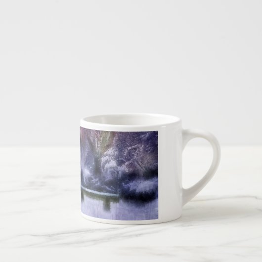 Snowy-Waldwinter-Märchenland Espressotasse (Rechts)