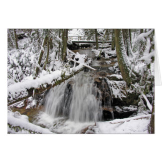 Snowy Waterfall
