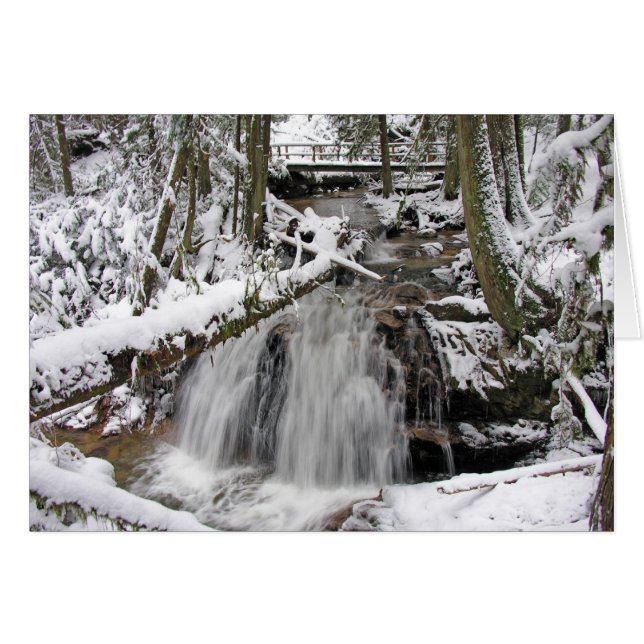 Snowy Waterfall (Vorderseite (Horizontal))
