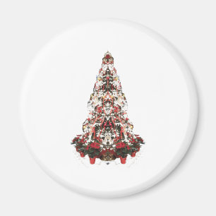 Snowy-Weihnachtsbaum Magnet
