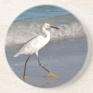 Snowy White Egret Untersetzer