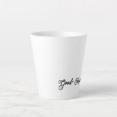 Snowy White Good Morning Milchtasse (Vorderseite)