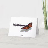 Snowy White Poplar Forest Karte (Rückseite)