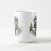 SNOWY WINTER CANE CORSO HUNDE GESICHT KAFFEETASSE (Mittel)