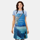 Snowy Winter Fantasy All in One Wedite Einladung Schürze (Getragen)