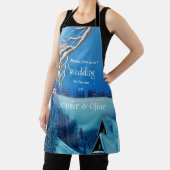 Snowy Winter Fantasy All in One Wedite Einladung Schürze (InSitu)