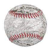Snowy Winter Forest Baseball (Rückseite)