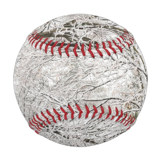 Snowy Winter Forest Baseball (Vorderseite)