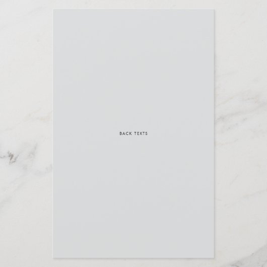 Snowy Winter Forest Bridal Dusche Einladung (Rückseite)