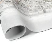 Snowy Winter Forest Geschenkpapier (Rolleneckpunkt)