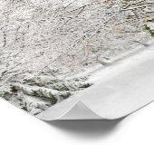Snowy Winter Forest Poster (Ecke)