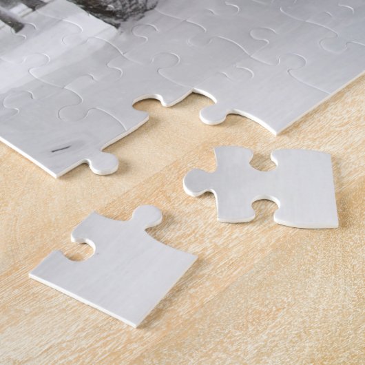 Snowy Winter Forest Puzzle (Seite)