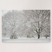 Snowy Winter Forest Puzzle (Horizontal)