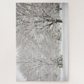 Snowy Winter Forest Puzzle (Vertikal)