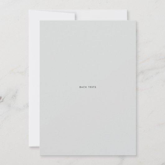 Snowy Winter Forest Woodland Babydusche Einladung (Rückseite)