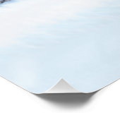 Snowy Winter Glossy Poster (Ecke)