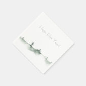 Snowy Winter Holiday Serviette (Ecke)