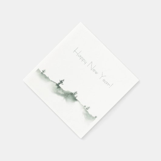 Snowy Winter Holiday Serviette (Ecke)