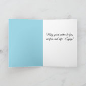 Snowy Winter Karte (Innenseite)