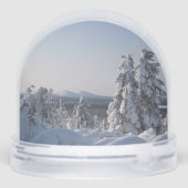 Snowy Winter Landscape Schneekugeln (Rückseite)