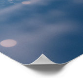 Snowy Winter Landschaft Art Poster (Ecke)