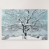 Snowy Winter landschaftlich Jigsaw Puzzle (Horizontal)
