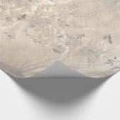 Snowy-Winter-Landschaftsfeiertags-Verpackung Geschenkpapier (Ecke)