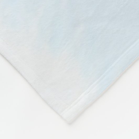 Snowy Winter Medium Fleece Blanket (Ecke)