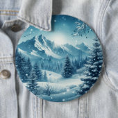 Snowy Winter Mountain Button (Beispiel)