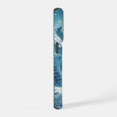 Snowy Winter Mountain iPhone Hülle (Rechte Seite)