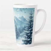 Snowy Winter Mountain Milchtasse (Rechts)