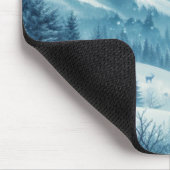 Snowy Winter Mountain Mousepad (Ecke)