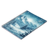 Snowy Winter Mountain Notizblock (Linke Seite)