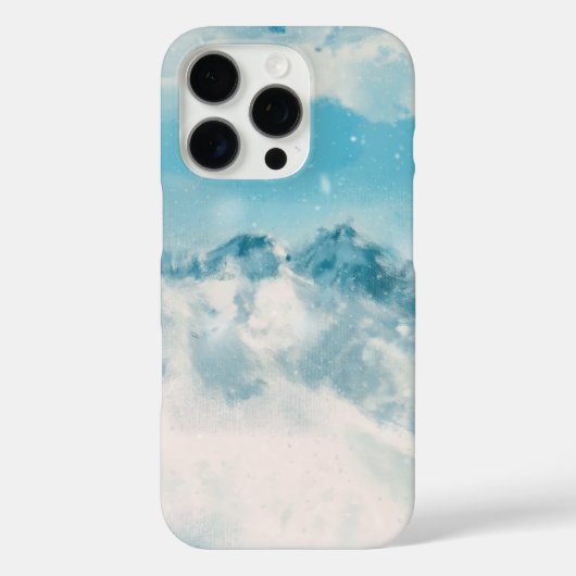 Snowy Winter Mountain Otterbox Case-Mate iPhone Hülle (Rückseite)
