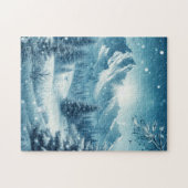 Snowy Winter Mountain Puzzle (Horizontal)