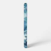 Snowy Winter Mountain Samsung Galaxy Hülle (Linke Seite)