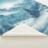 Snowy Winter Mountain Sherpadecke (3/4)