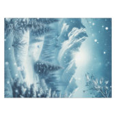 Snowy Winter Mountain Tischdecke (Vorderseite (Horizontal))