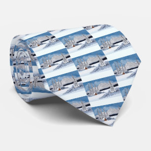 Snowy Winter Neck Tie Krawatte