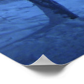 Snowy Winter Night Poster (Ecke)